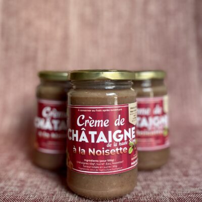 Crème de châtaigne à la noisette