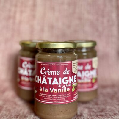Crème de châtaigne à la vanille
